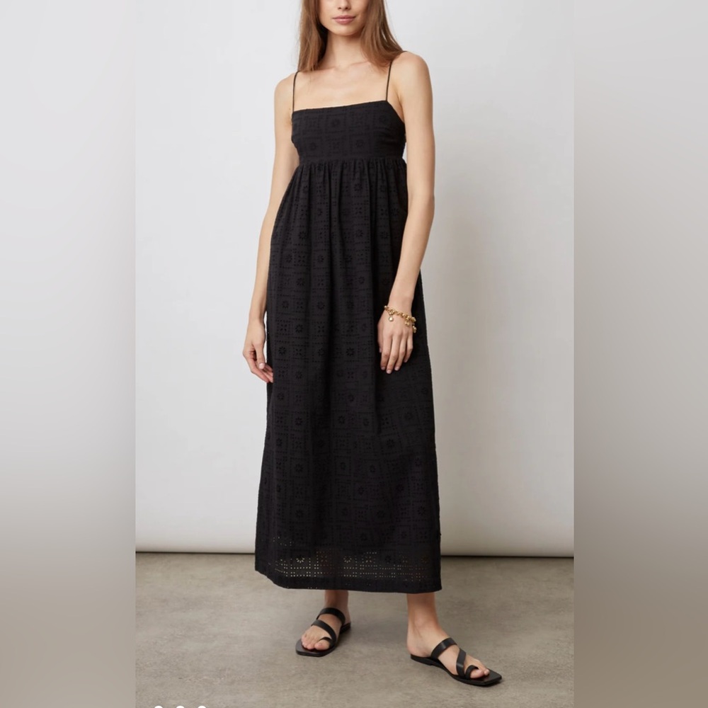 Rails Lucille Eyelet Dress - Large
Black Maxi Dress NWT